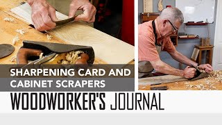 Burnishing and Using Cabinet Scrapers [upl. by Nezam]