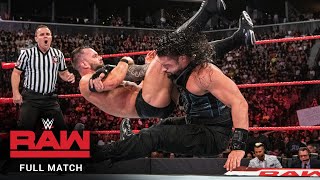 FULL MATCH Roman Reigns vs Finn Bálor – Universal Title Match Raw August 20 2018 [upl. by Endor844]