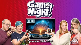 GameNight 24 Days of Christmas  Exit The Game Advent Calendar The Hunt for the Golden Book Day 24 [upl. by Jerol608]