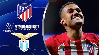 Atlético Madrid vs Lazio Extended Highlights  UCL Group Stage MD 6  CBS Sports Golazo [upl. by Ulrike217]