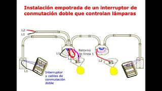 Conmutación doble con dos interruptores [upl. by Oneill515]