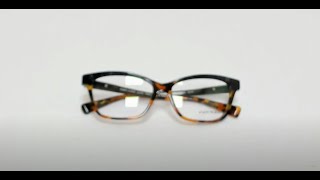 Alain Mikli Eyeglasses ModelA03037 ColorG03K Black PearlHavana [upl. by Jarrid]