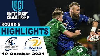 Highlights  Connacht vs Leinster  Round 5  United Rugby Championship 202425 [upl. by Archer]