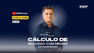 Evento ao vivo de Cálculo de Rescisão com Médias na Prática🚀🚀🚀 departamentopessoal esocial rh [upl. by Ennirac]