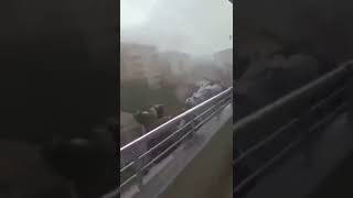 La violente tempête dans le district dAfşin à Kahramanmaraş [upl. by Winther]