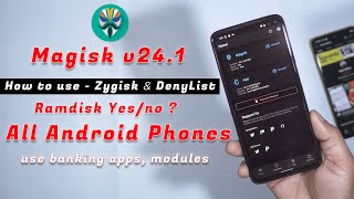 How to Use Magisk 241 and Fix SafetyNet on Android 12  How use Magisk 241 and Modules  HINDI [upl. by Bette-Ann]