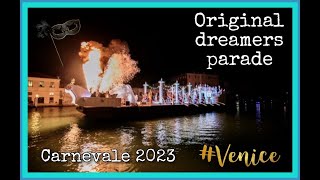 CARNEVALE VENEZIA 2023  OPENING PARADE ORIGINAL DREAMERS  RIALTO VIEW FROM GONDOLA  AMAZING [upl. by Caruso]