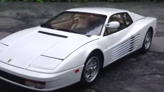 Ferrari Miami Vice Testarossa 118 scale by Kyosho [upl. by Fedora666]