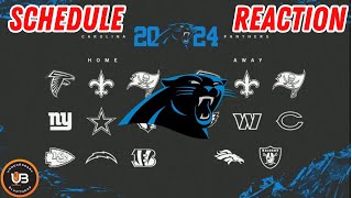 Carolina Panthers Schedule Release REACTION Analysis and Predictions [upl. by Alit]