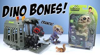 Untamed Fingerlings Gloom and Doom Bonehead Raptors WowWee 2018 [upl. by Aseeral18]