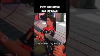 Ferrari  OMG I’m using a steering wheel f1 [upl. by Lednyc217]