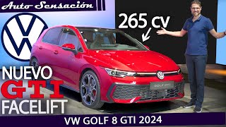 Presentación Volkswagen GOLF 8 GTI facelift 2024  La renovación de un Iconico modelo deportivo [upl. by Kylynn]