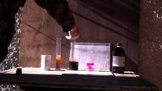 REDOX  ironII sulfate oxidation with permanganate ion [upl. by Aicekat]