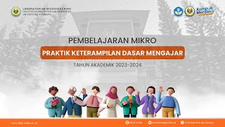 Pembelajaran Mikro Praktik Keterampilan Dasar Mengajar  Tiara Destiana [upl. by Lach]