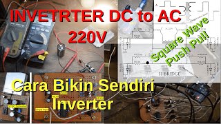 Inverter dc to ac push pull Desain dan Analisa Rangkaian [upl. by Faustena]