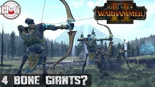 4 Bone Giants  Total War Warhammer 2  Online Battle 276 [upl. by Adlesirc]