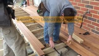 No Nail Decking installation [upl. by Halyhs]