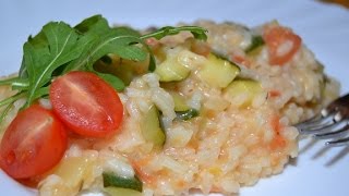 Tomate Zucchini Risotto Purzelcake [upl. by Rohn]