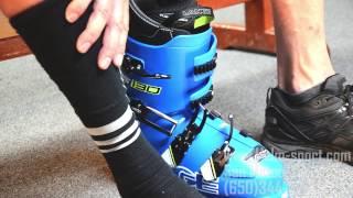 Tips and Tricks on How to Get Into a Ski Boot Easier [upl. by Erodisi]