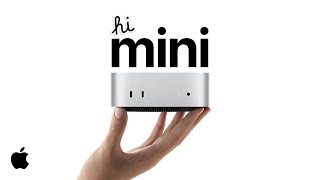 Introducing the allnew Mac mini  Apple [upl. by Salomo]