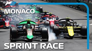 F2 Sprint Race Highlights  2024 Monaco Grand Prix [upl. by Volpe]