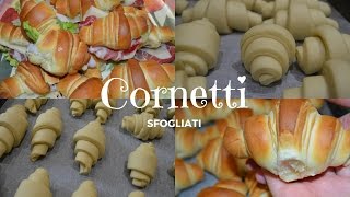 CORNETTI SFOGLIATI SALATI PER BUFFET [upl. by Lenhard902]