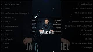 Jacques Brel  Meilleur chansons de Jacques Brel 🏆 Les Plus Belles Chansons jacquesbrel short [upl. by Dier614]