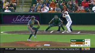 Baylor vs Texas Baseball Highlights  Apr 6 [upl. by Ileak]