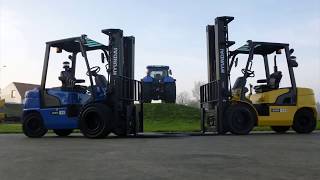 Landbouw editie heftruck New Holland blauw Trekkerweb [upl. by Lennej]