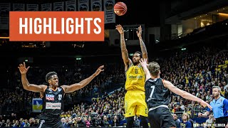 Highlights Alba Berlin  Ratiopharm Ulm Saison 202324 [upl. by Bette-Ann490]