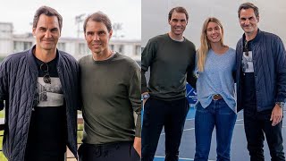 Nadal Hosted Federer in His Home and Met Him with His Family Showing that They are True Friends [upl. by Halfon516]