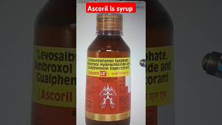 Ascoril ls syrup  shorts ytshorts smartpharmacist ascoril [upl. by Akina]