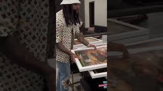 MONEY MAN Shows Fans His Record Sales amp Plaques From His Years Of Hard Work [upl. by Angle393]