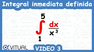 Integral Inmediatas Definida  Video 3 de 10 [upl. by Maiah]