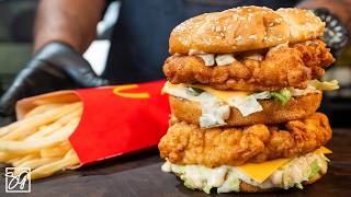 Recreate McDonalds Chicken Big Mac at Home  Copycat Recipe [upl. by Drallim]