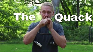 How to Blow a Duck Call The Basic Quack for Beginners [upl. by Illib]