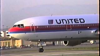 United DC1030 Rockets Out of LAX Great Sound [upl. by Delia710]