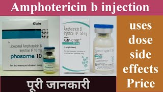 amphotericin b injection के बारे में पूरी जानकारी [upl. by Naivart682]