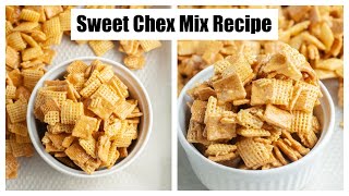 Sweet Chex Mix Recipe [upl. by Ehtyaf]