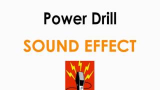 Power Drill Sound Effect  Drilling wall or wood sound effect ♪ [upl. by Odo78]