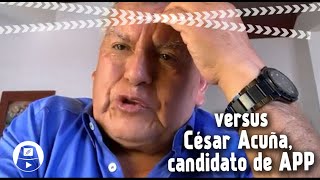 Acuña quot¿Acaso para ser presidente hay que hablar bienquot [upl. by Nnylsia7]