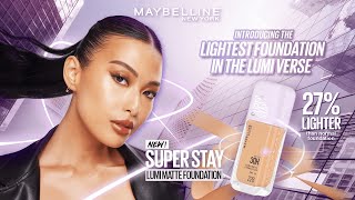 NEW MAYBELLINE SUPER STAY LUMI MATTE FOUNDATION 🪐 ENTER THE LUMIVERSE WITH MICHELLE MARQUEZ DEE [upl. by Dugald]