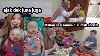 Makan Nasi Rames Di Rumah Tante Christa [upl. by Annehsat]