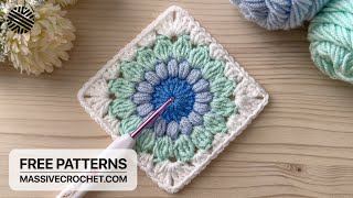 Crochet a SUPER EASY amp LOVELY Granny Square for Beginners [upl. by Montford]