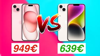 iPhone 15 VS iPhone 14  Sei nicht dumm Vergleich [upl. by Eidolem]