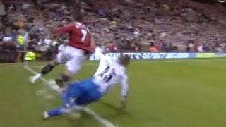 Manchester Utd v Middlesbrough 200607 Cup QF replay RONALDO GOAL MORRISON OFF [upl. by Nylad]