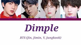 BTS 방탄소년단 Dimple  Illegal 보조개 Lyrics Color CodedHanRomEng [upl. by Sudnak]