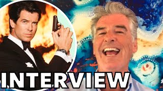 Pierce Brosnan TalksReturning As James Bond  INTERVIEW [upl. by Ahsiri]