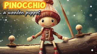 Pinocchio story for kids in English  A wooden puppet story  fairy tales  Bedtime Wonderworld [upl. by Fawnia]