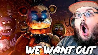 FNAFSFM FNAF 1 SONG  We Want Out  Original Song DAGames Animation SamiloseSAL FNAF REACTION [upl. by Nylimaj]